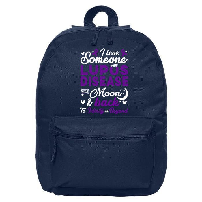 Lupus Awareness, I Love Someone With Lupus, Lupus Nephritis 16 in Basic Backpack