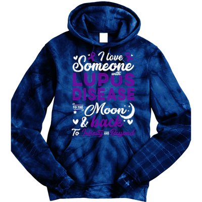 Lupus Awareness, I Love Someone With Lupus, Lupus Nephritis Tie Dye Hoodie