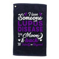Lupus Awareness, I Love Someone With Lupus, Lupus Nephritis Golf Towel