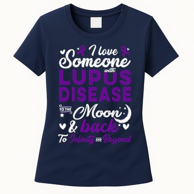 Lupus Awareness, I Love Someone With Lupus, Lupus Nephritis Womens T-Shirt
