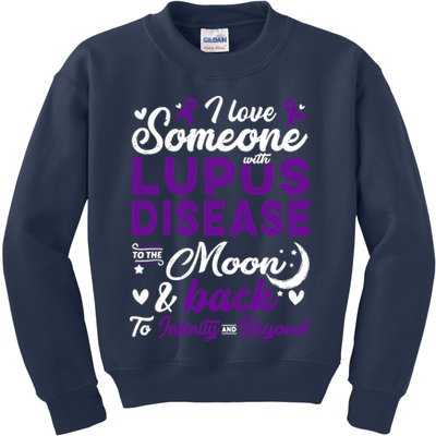 Lupus Awareness, I Love Someone With Lupus, Lupus Nephritis Kids Sweatshirt