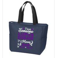 Lupus Awareness, I Love Someone With Lupus, Lupus Nephritis Zip Tote Bag