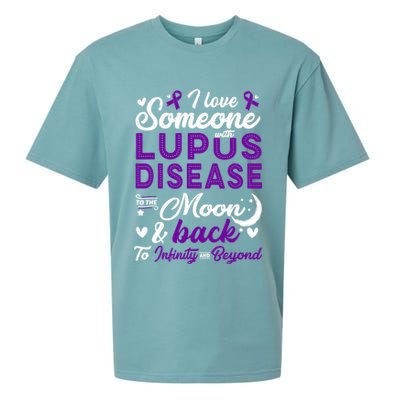 Lupus Awareness, I Love Someone With Lupus, Lupus Nephritis Sueded Cloud Jersey T-Shirt