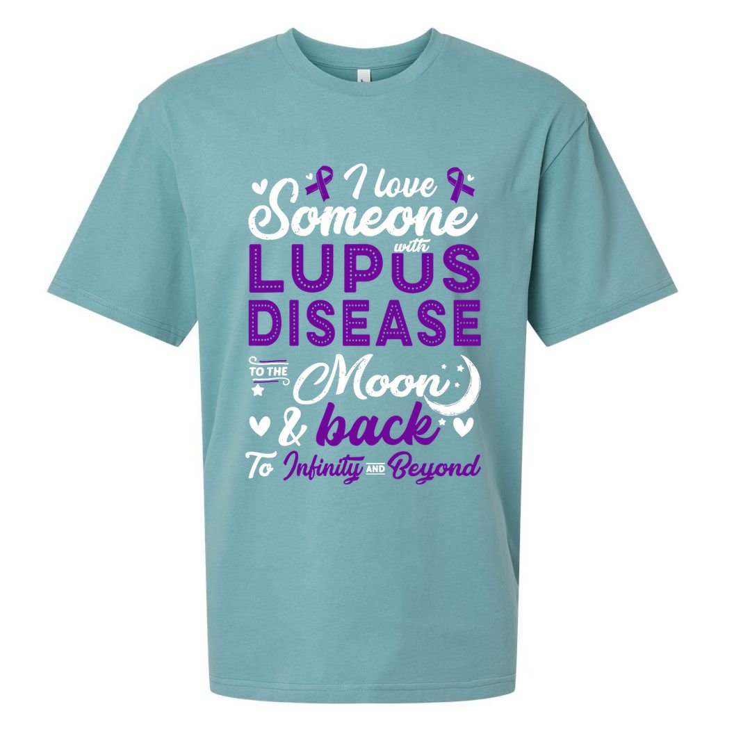 Lupus Awareness, I Love Someone With Lupus, Lupus Nephritis Sueded Cloud Jersey T-Shirt