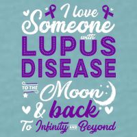 Lupus Awareness, I Love Someone With Lupus, Lupus Nephritis Sueded Cloud Jersey T-Shirt