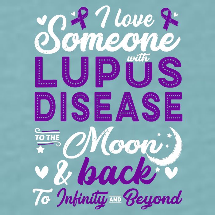 Lupus Awareness, I Love Someone With Lupus, Lupus Nephritis Sueded Cloud Jersey T-Shirt