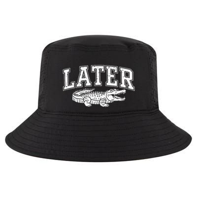 Later Alligator In A While Crocodile Gator Cool Comfort Performance Bucket Hat