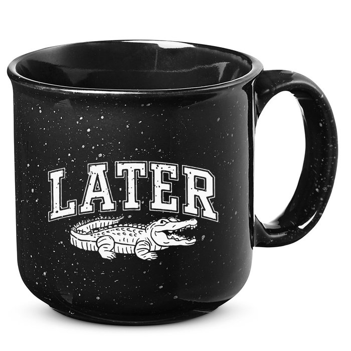 Later Alligator In A While Crocodile Gator 15oz Campfire Ceramic Mug
