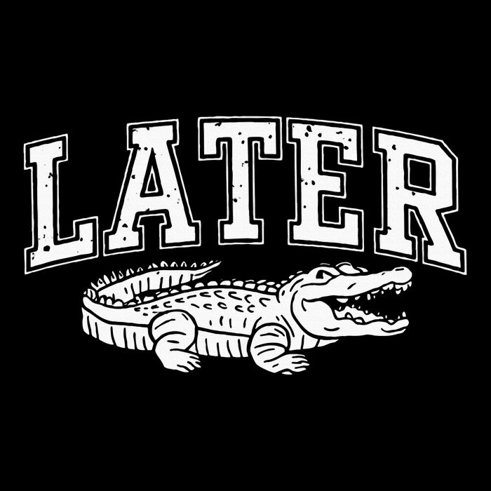 Later Alligator In A While Crocodile Gator 16 in Basic Backpack
