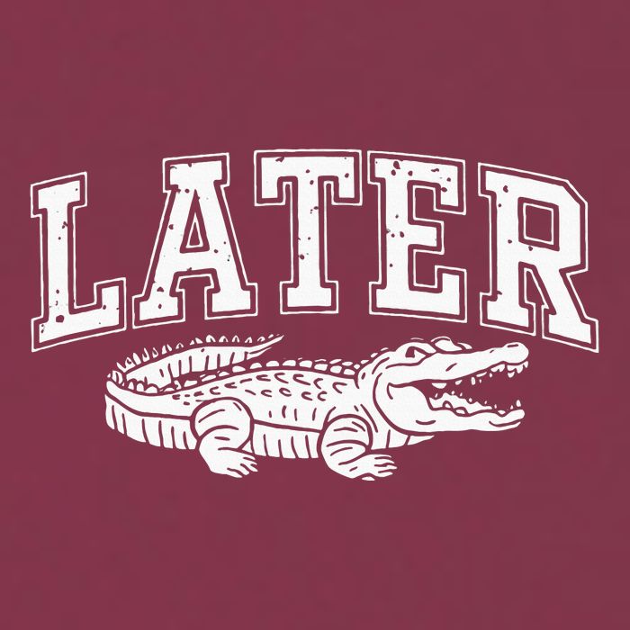 Later Alligator In A While Crocodile Gator 16oz Travel Tumbler