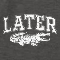 Later Alligator In A While Crocodile Gator Vector Backpack