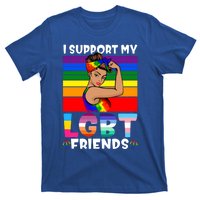 Lgbt Awareness I Support My Lgbt Friends Lgbtq Gay Lesbian Gift T-Shirt