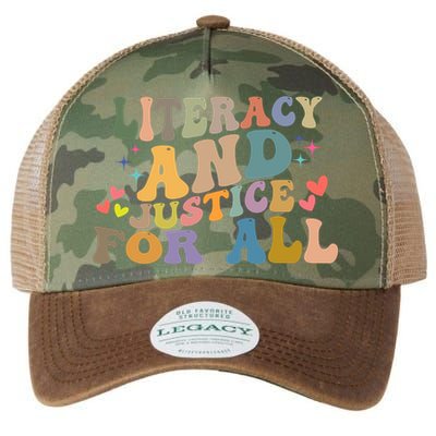 Literacy And Justice For All Reading Book Club Legacy Tie Dye Trucker Hat