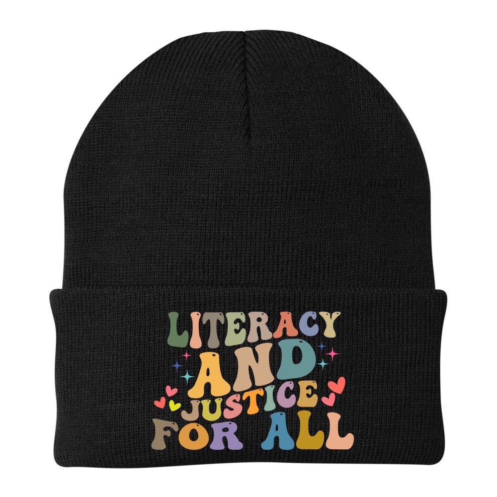 Literacy And Justice For All Reading Book Club Beanie