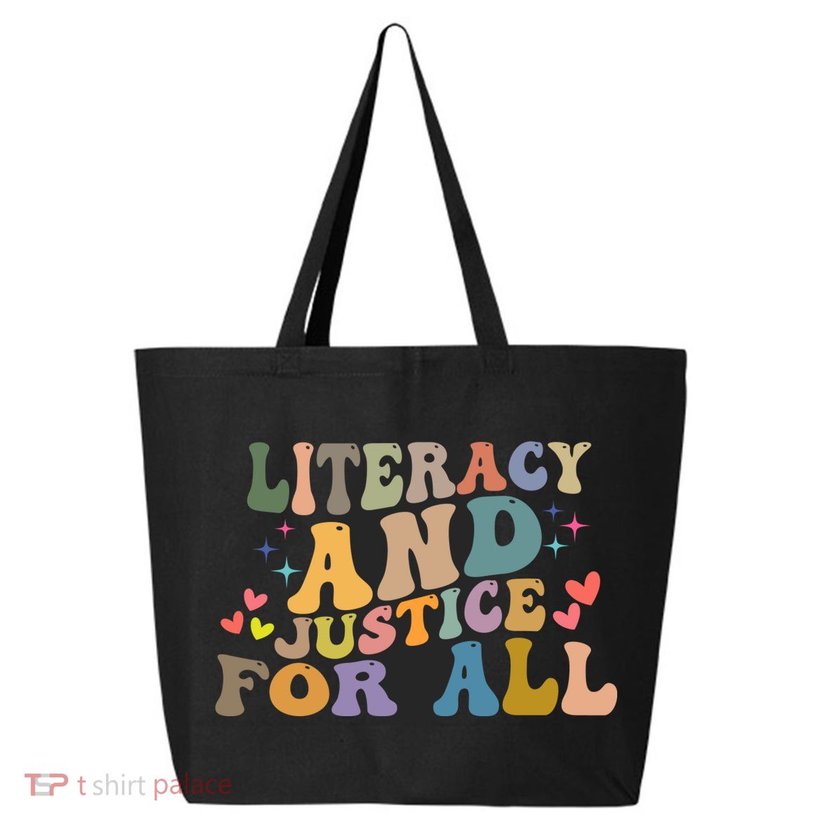 Literacy And Justice For All Reading Book Club 25L Jumbo Tote