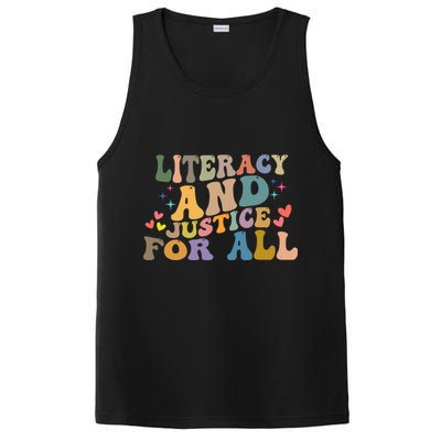 Literacy And Justice For All Reading Book Club PosiCharge Competitor Tank