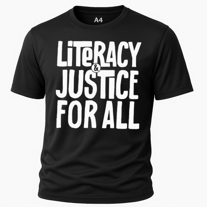 Literacy And Justice All Cooling Performance Crew T-Shirt