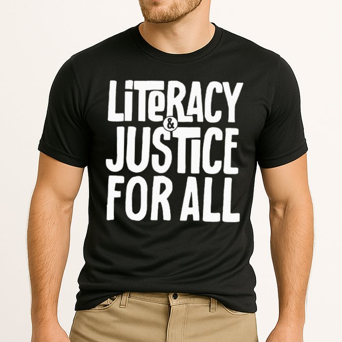 Literacy And Justice All Cooling Performance Crew T-Shirt