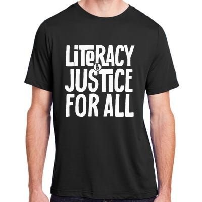 Literacy And Justice All Adult ChromaSoft Performance T-Shirt