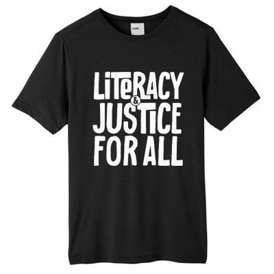 Literacy And Justice All Tall Fusion ChromaSoft Performance T-Shirt