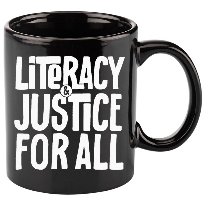 Literacy And Justice All 11oz C Handle Ceramic Mug