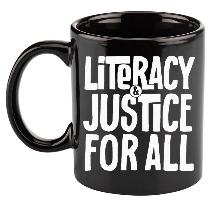 Literacy And Justice All 11oz C Handle Ceramic Mug