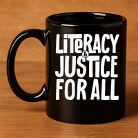 Literacy And Justice All 11oz C Handle Ceramic Mug