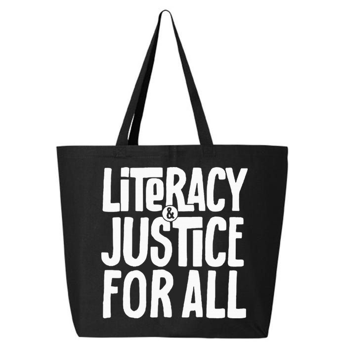 Literacy And Justice All 25L Jumbo Tote