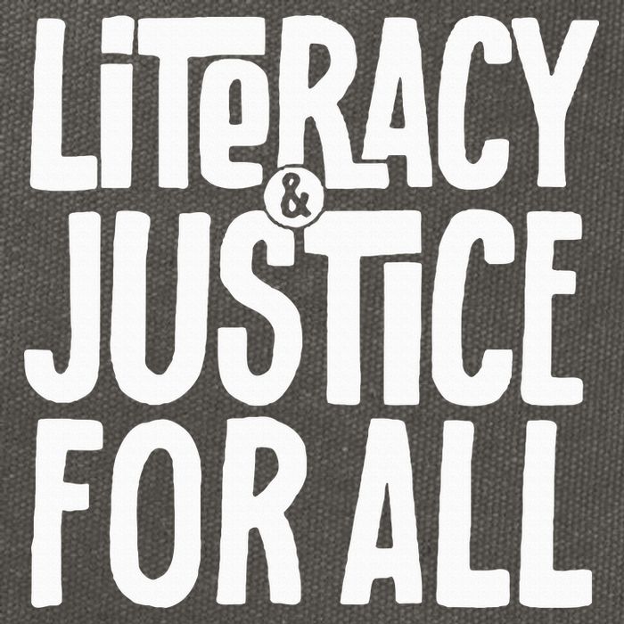 Literacy And Justice All Cotton Canvas Backpack