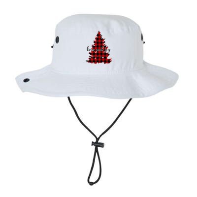 Love And Joy Checkered Christmas Tree Legacy Cool Fit Booney Bucket Hat