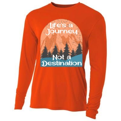 LifeS A Journey Not A Destination Cooling Performance Long Sleeve Crew