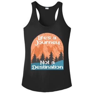 LifeS A Journey Not A Destination Ladies PosiCharge Competitor Racerback Tank