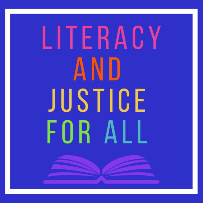 Literacy And Justice For All Literacy Teacher Gift Reading Cool Gift Women's V-Neck T-Shirt