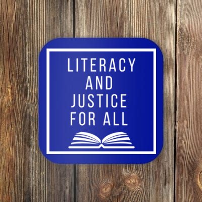 Literacy And Justice For All Social Justice Readingteacher Meaningful Gift Coaster