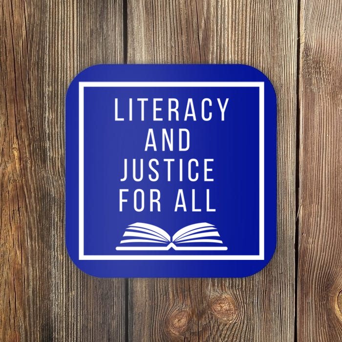 Literacy And Justice For All Social Justice Readingteacher Meaningful Gift Coaster