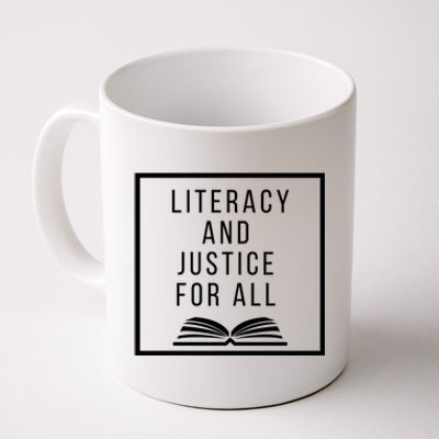 Literacy And Justice For All Social Justice Readingteacher Meaningful Gift Coffee Mug