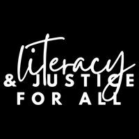 Literacy And Justice For All Gift Drawstring Bag