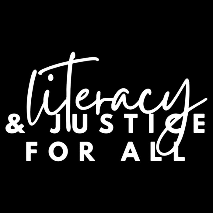 Literacy And Justice For All Gift Drawstring Bag