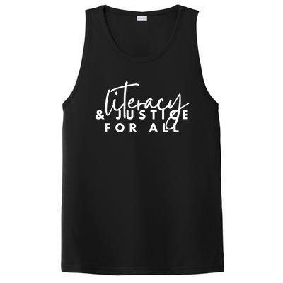 Literacy And Justice For All Gift PosiCharge Competitor Tank