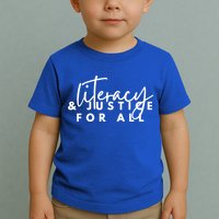 Literacy And Justice For All Gift Toddler T-Shirt
