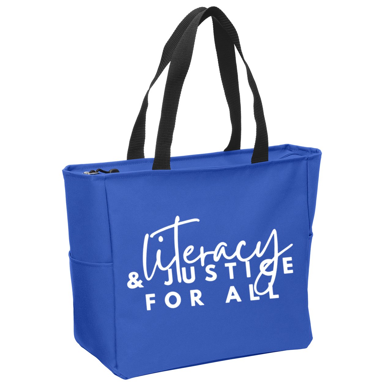 Literacy And Justice For All Gift Zip Tote Bag