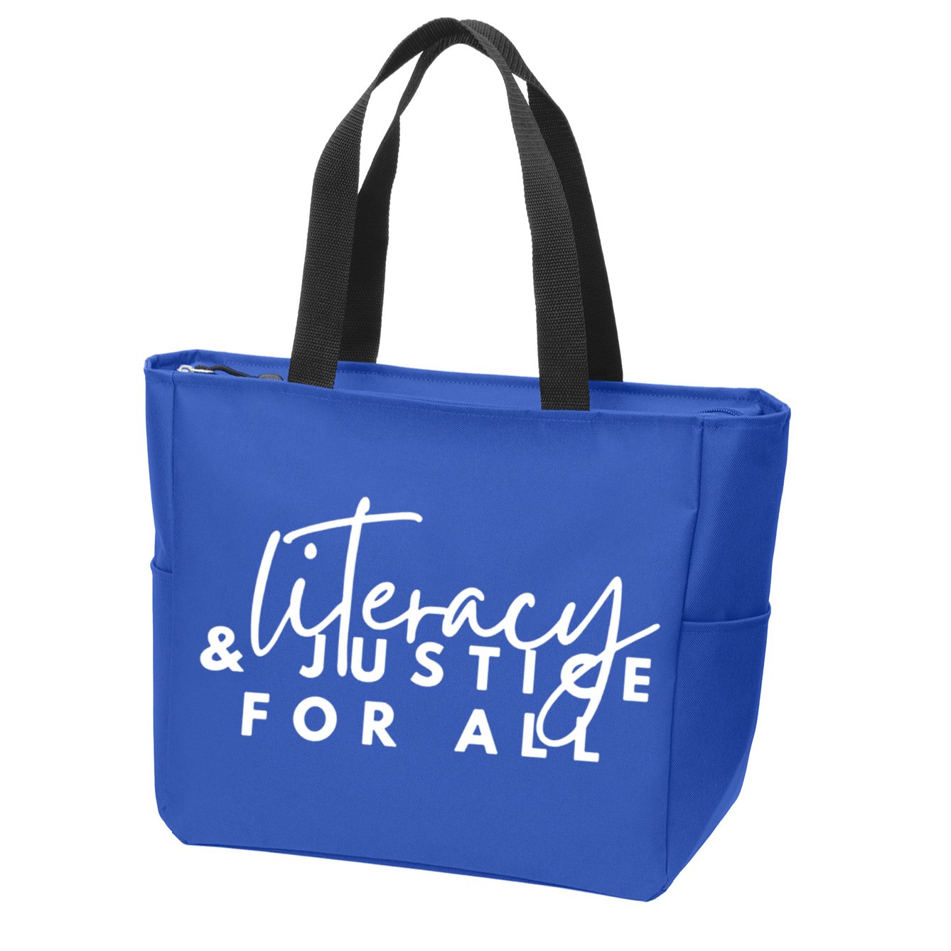 Literacy And Justice For All Gift Zip Tote Bag