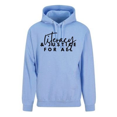 Literacy And Justice For All Gift Unisex Surf Hoodie