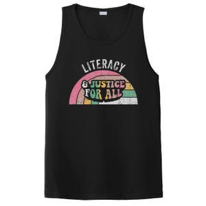 Literacy And Justice For All Bold Retro PosiCharge Competitor Tank