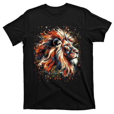 Lion Animal King Nature Graphic Women Trendy T-Shirt