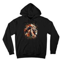 Lion Animal King Nature Graphic Women Trendy Tall Hoodie