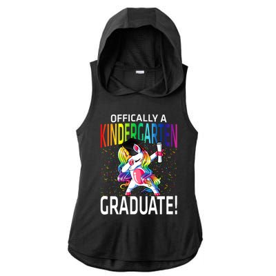 Ly A Kindergarten Graduate Unicorn Funny Gift Ladies PosiCharge Tri-Blend Wicking Draft Hoodie Tank