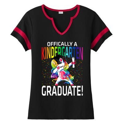 Ly A Kindergarten Graduate Unicorn Funny Gift Ladies Halftime Notch Neck Tee