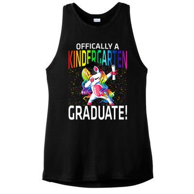 Ly A Kindergarten Graduate Unicorn Funny Gift Ladies PosiCharge Tri-Blend Wicking Tank