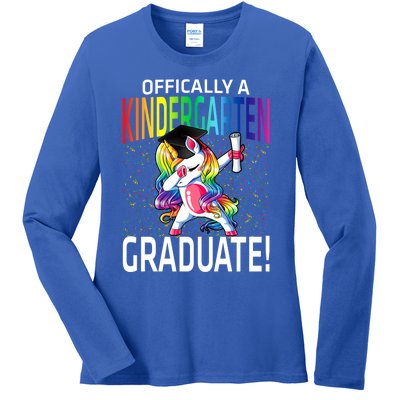 Ly A Kindergarten Graduate Unicorn Funny Gift Ladies Long Sleeve Shirt